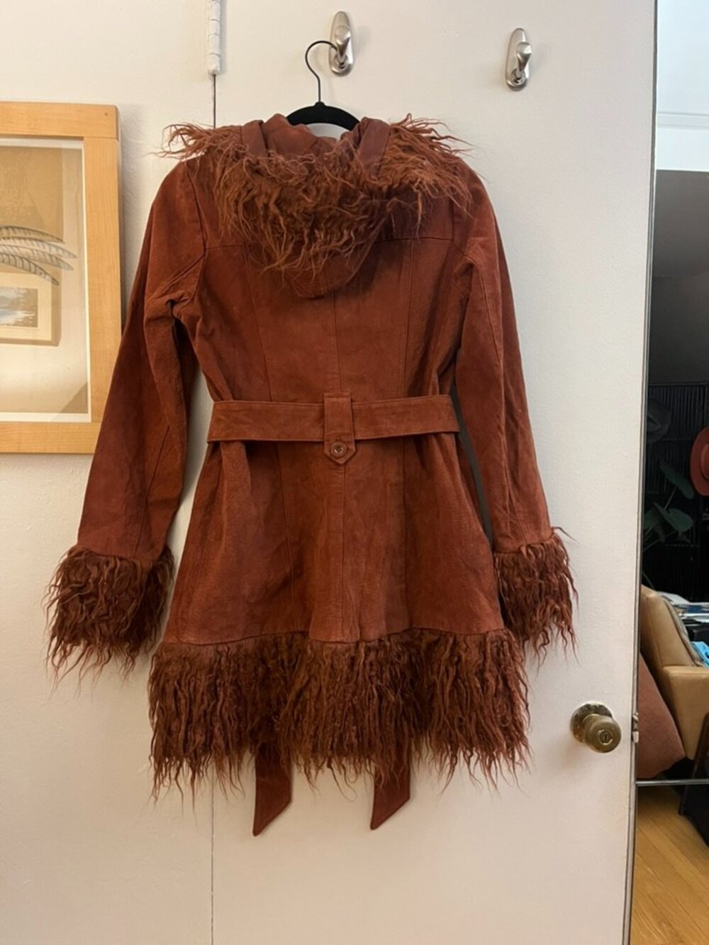 Vintage Penny Lane Leather Coat - Picture 3 of 7